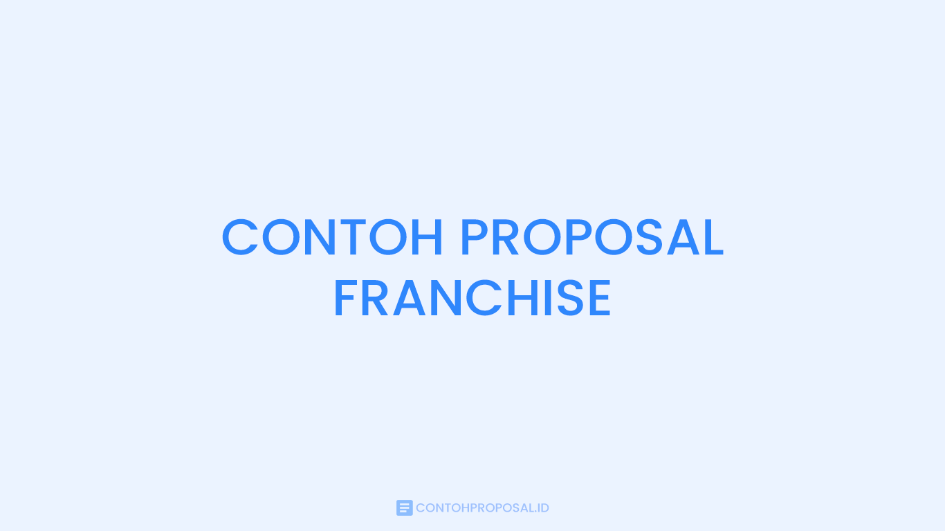 Contoh Proposal Franchise